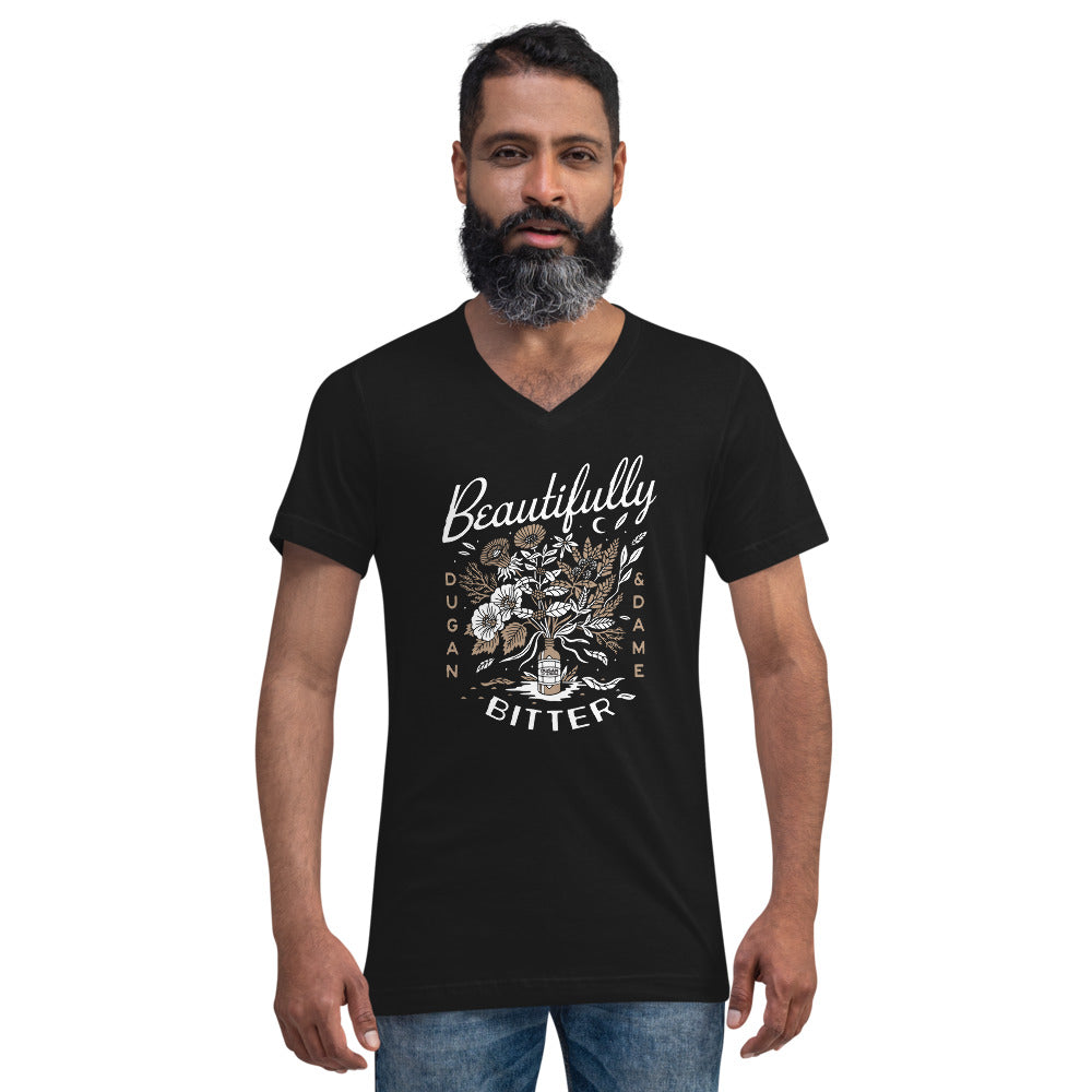 Beautifully Bitter Unisex V-Neck T-Shirt